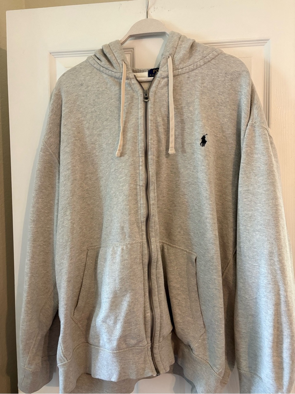 Big & Tall Men’s Polo Ralph Lauren Heavyweight Zip-Up Hoodie – 3XLT 100% Cotton